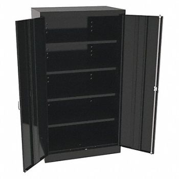 TENNSCO K3842 Storage Cabinet 66 x36 x24 Black 4Shlv, 39FR03