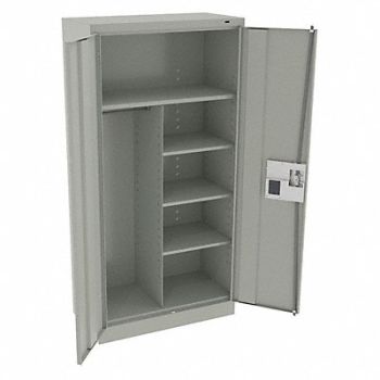 TENNSCO Storage Cabinet 72 x36 x18 LtGry 5Shlv, 39FR24