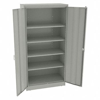 TENNSCO K3851 Storage Cabinet 72 x36 x18 LtGry 4Shlv, 39FR29