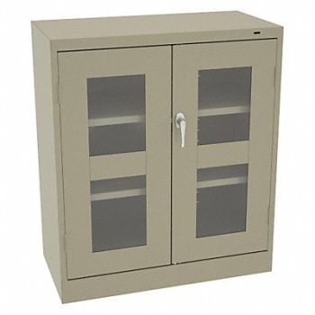 TENNSCO Storage Cabinet 42 x36 x24 Sand 2Shlv, 39FR35