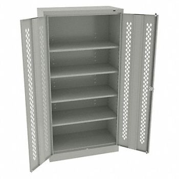 TENNSCO K3838 Storage Cabinet 72 x36 x18 LtGry 4Shlv, 39FR73
