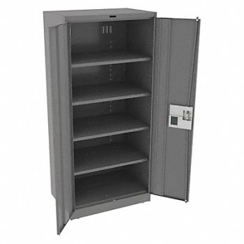 TENNSCO K3844 Storage Cabinet 78 x36 x24 MdGry 4Shlv, 39FR94