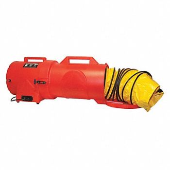 AIR SYSTEMS INTERNATIONAL Portable Fan 12 in 115VAC 25 ft Duct, 39FW25