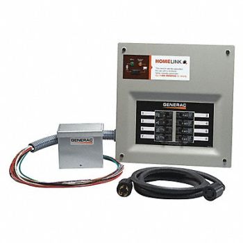 GENERAC Upgradable Manual Transfer Switch Gray, 39FY99