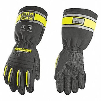 YOUNGSTOWN GLOVE CO. Flame and Heat Resistant Gloves L PR, 39GA23