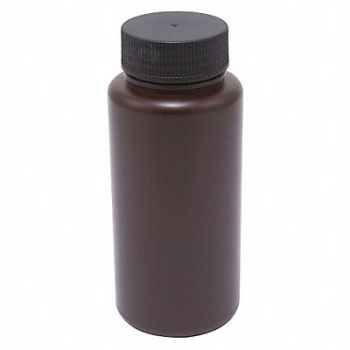 AZLON Bottle 1000mL Plastic Wide PK12, 39H772