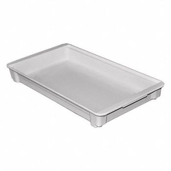 MOLDED FIBERGLASS H3421 Stking Ctr Gray Solid FRP, 39H980