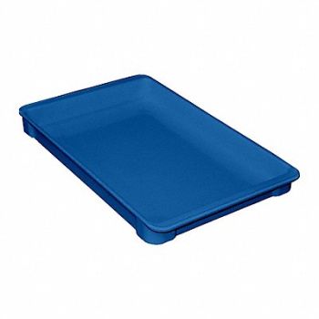 MOLDED FIBERGLASS H3423 Stking Ctr Blue Solid FRP, 39H985