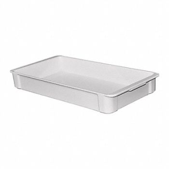 MOLDED FIBERGLASS H3427 Stking Ctr Gray Solid FRP, 39H993