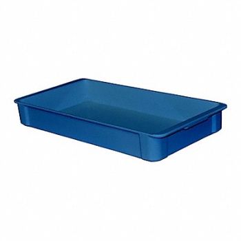 MOLDED FIBERGLASS H3427 Stking Ctr Blue Solid FRP, 39H994