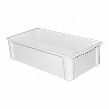 MOLDED FIBERGLASS H3428 Stking Ctr Gray Solid FRP, 39H996