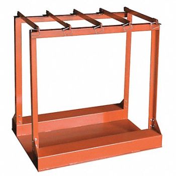 GRAINGER APPROVED Gas Cylinder Rack Capacity 8 Cylinders, 39J516