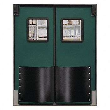 CHASE H1843 Swinging Door 8 x 8 ft Forest Green PR, 39K146