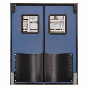 CHASE H1843 Swinging Door 8 x 8 ft Cadet Blue PR, 39K164