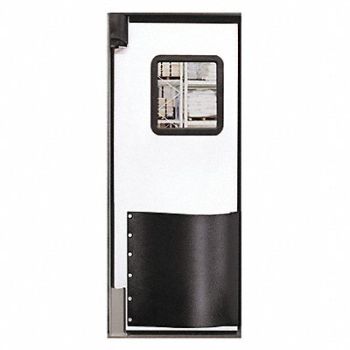 CHASE Swinging Door 8 x 3ft White Polyethylene, 39K167