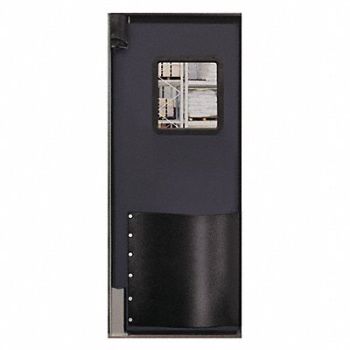 CHASE Swinging Door 8 x 3 ft Metallic Gray, 39K176