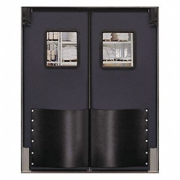 CHASE H1843 Swinging Door 8 x 8 ft Metallic Gray PR, 39K182