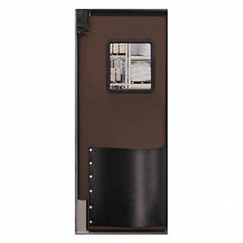 CHASE Swinging Door 8 x 3 ft Chocolate Brown, 39K185