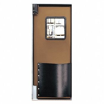 CHASE Swinging Door 8 x 3 ft Medium Brown, 39K204