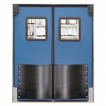CHASE H1843 Swinging Door 8 x 8 ft Royal Blue PR, 39K219