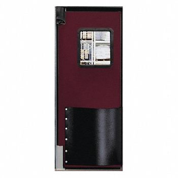 CHASE Swinging Door 8 x 3 ft Burgundy, 39K249