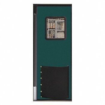 CHASE H1822 Swinging Door 8 x 3 ft Forest Green, 39K269