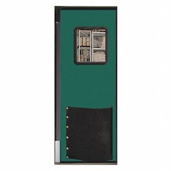 CHASE H1822 Swinging Door 8 x 3 ft Jade Polyethylene, 39K280