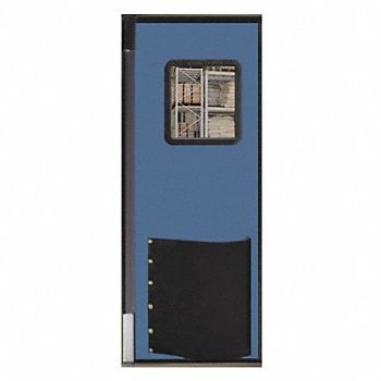 CHASE H1822 Swinging Door 8 x 3 ft Cadet Blue, 39K291