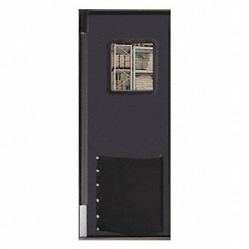 CHASE H1822 Swinging Door 8 x 3 ft Metallic Gray, 39K314