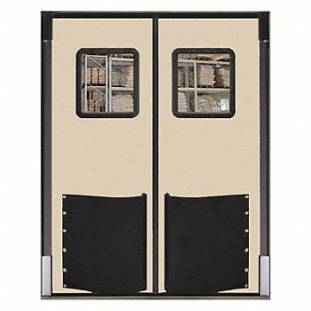 CHASE Swinging Dr 8x8ft Beige Polyethylene PR, 39K529