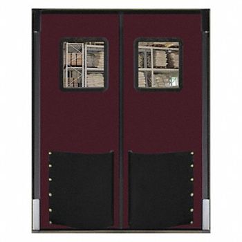 CHASE H1850 Swinging Door 8 x 7 ft Burgundy PR, 39K408