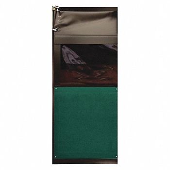 CHASE Swinging Door 8 x 3 ft Forest Green PVC, 39K541
