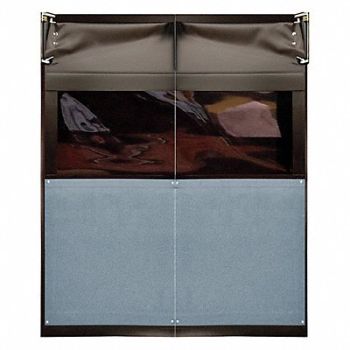 CHASE H1832 Swinging Door 8 x 8 ft Metallic Gray PR, 39K565
