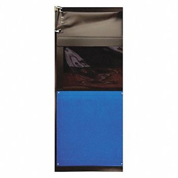 CHASE Swinging Door 8 x 3 ft Royal Blue PVC, 39K586