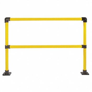 HOLLAENDER Handrail Section 6 Ft Steel, 39K850