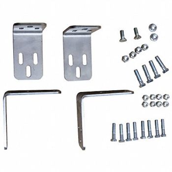 PS INDUSTRIES Mount Bracket Galv Angle Iron 3.75x3.75, 39L653