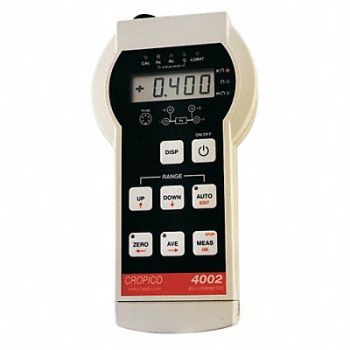 CROPICO Micro Ohmmeter 400 ohm Max LCD, 39N143