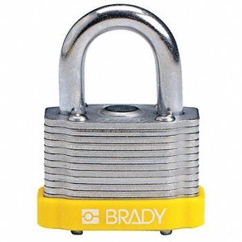 BRADY Keyed Padlock Different 1-5/16 W, 39N290