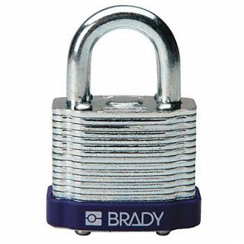 BRADY Keyed Padlock Different 1-5/16 W, 39N294