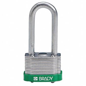 BRADY Keyed Padlock Alike 1-5/16 W PK6, 39N332