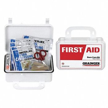 GRAINGER APPROVED Burn Care Kit Bulk 5 Plastic, 39N819