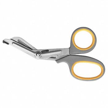 PHYSICIANSCARE Scissors 7 in L Rounded Titanium Bonded, 39N834