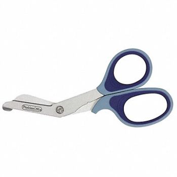PHYSICIANSCARE Scissors 7 in L Rounded Titanium Bonded, 39N835