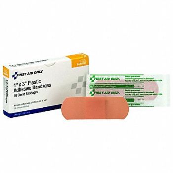 FIRST AID ONLY Bandage Beige Plastic PK16, 39N858