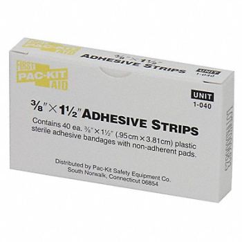 FIRST AID ONLY Bandage Beige Plastic PK40, 39N863