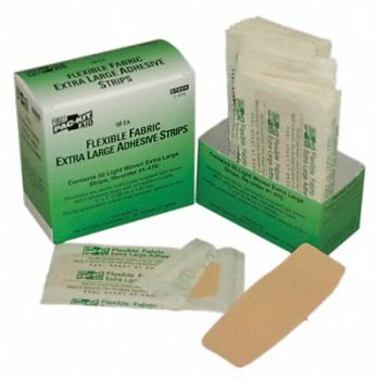 FIRST AID ONLY Bandage Beige Fabric Box PK50, 39N873
