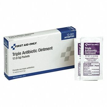 FIRST AID ONLY Antibiotics Ointment PK12, 39N914