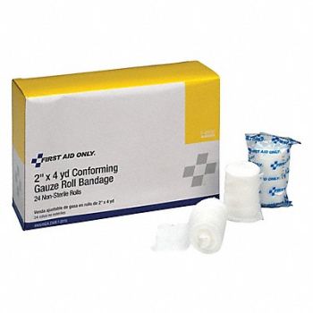 FIRST AID ONLY Stretch Gauze Non-Sterile No Gauze PK24, 39N988