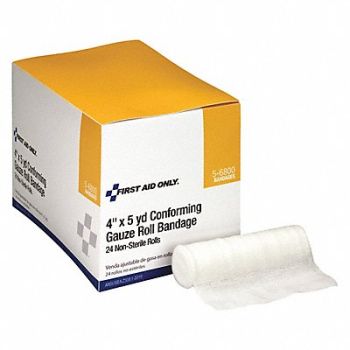 FIRST AID ONLY Stretch Gauze Non-Sterile No Gauze PK24, 39N989