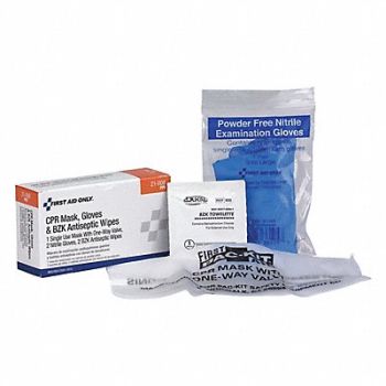 FIRST AID ONLY CPR Faceshield Universal Box, 39P012